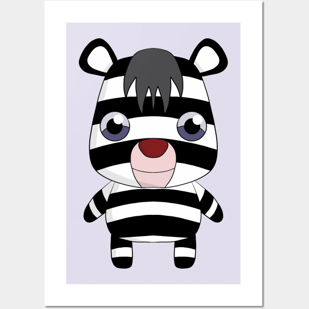 A docile zebra Wall Art by DiegoCarvalho